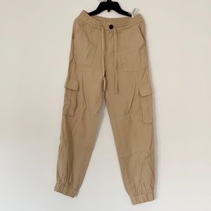 Zara khaki pocket jogger cargo pants